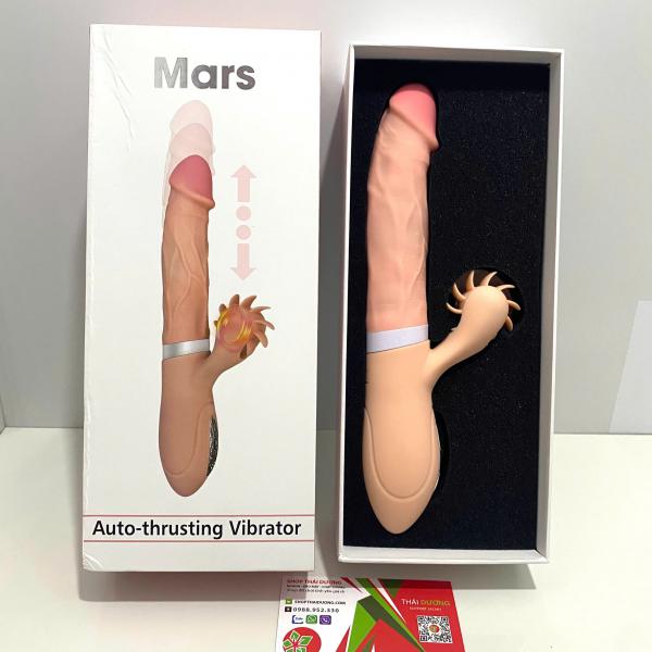 Dương Vật Giả Cao Cấp Evo Mars – Rung Thụt Tỏa Nhiệt, Lưỡi Xoay Liếm Cực Mềm