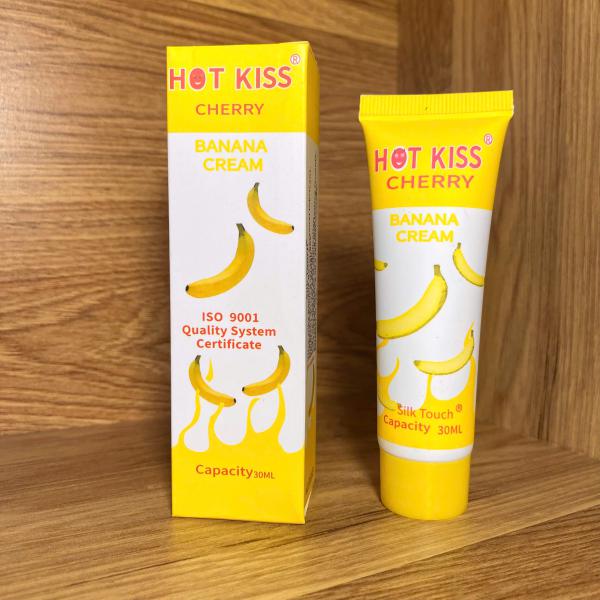 Gel Bôi Trơn Hot Kiss Cherry Banana Cream Hương Chuối 30ml - Shop Sextoyshop247