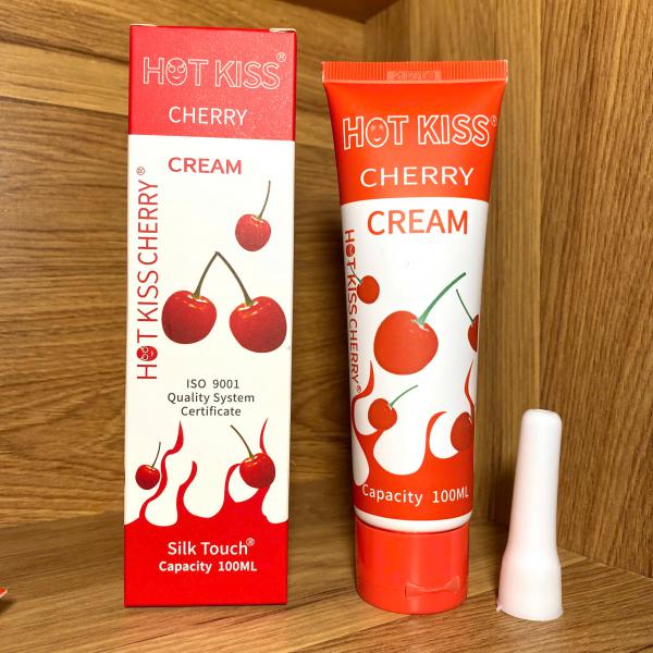 Gel Bôi TRơn Hot kiss Cherry Cream Hương Chery Tự Nhiên  Chai 100ml