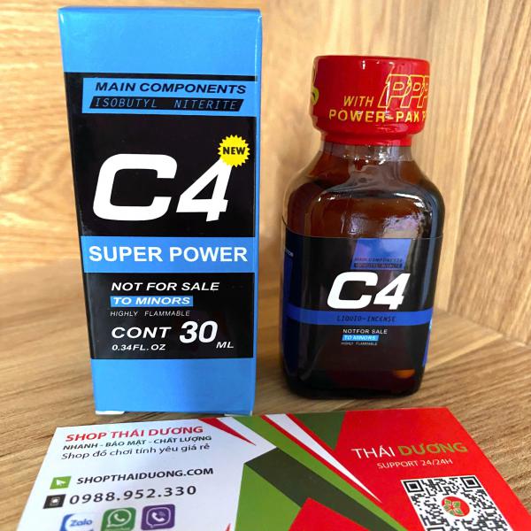 Popper C4 New Super Power 30ml USA – Siêu Kích Thích_Hưng Phấn Cực Độ