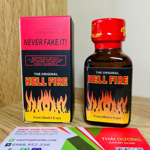 Popper Hell Fire 30ml Chính Hãng Mỹ – Tăng Khoái Cảm, Thăng Hoa Cảm Xúc