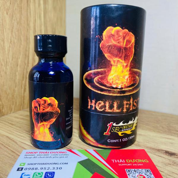 Popper  Hell Fist 30ml Nắm Đẩm Lửa Chính Hãng Mỹ - Sextoysop247.com