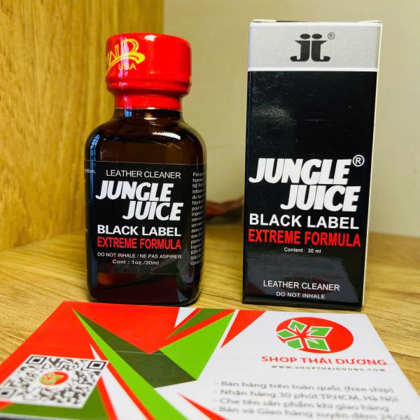 Popper Jungle Juice Black Label Extreme Formula  30ml USA – Siêu Mạnh, Tăng Khoái Cảm Cực Độ