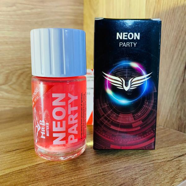 Popper Neon Party Red 40ml – Tinh Dầu Kích Thích Cực Mạnh, Chuẩn PWD USA