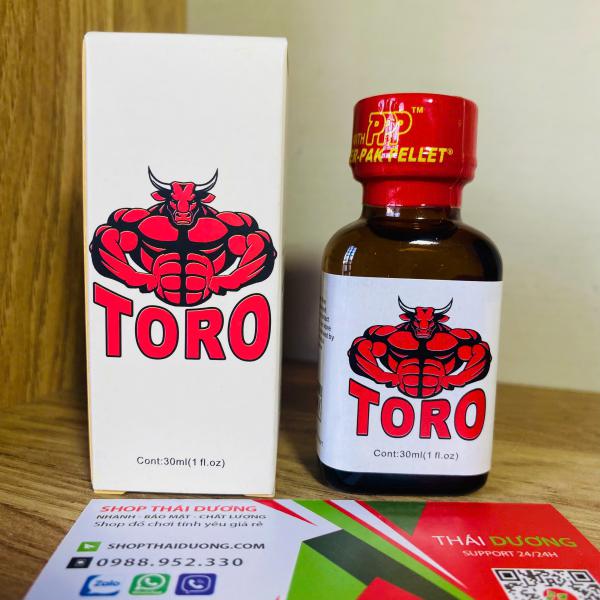 Popper Toro Rush Premium USA 30ml  Siêu Mạnh, Kích Thích Cực Đỉnh