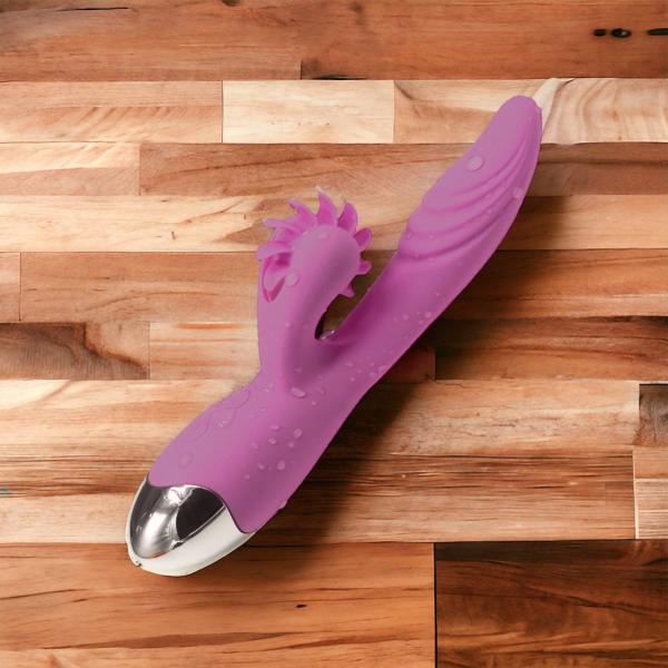 Shop Sextoy Chim Giả Siêu Mạnh - Kết Hợp Nhánh Lưỡi Liếm Xoay  Kích Thích Âm Vật Cho Nữ