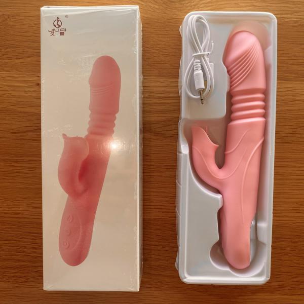 Sextoy Nữ Dương Vật Giả Rung Ngoái Toả Nhiệt Sưởi Ấm - Kết Hợp Lưỡi Liếm Ấm Vật Cho Nữ