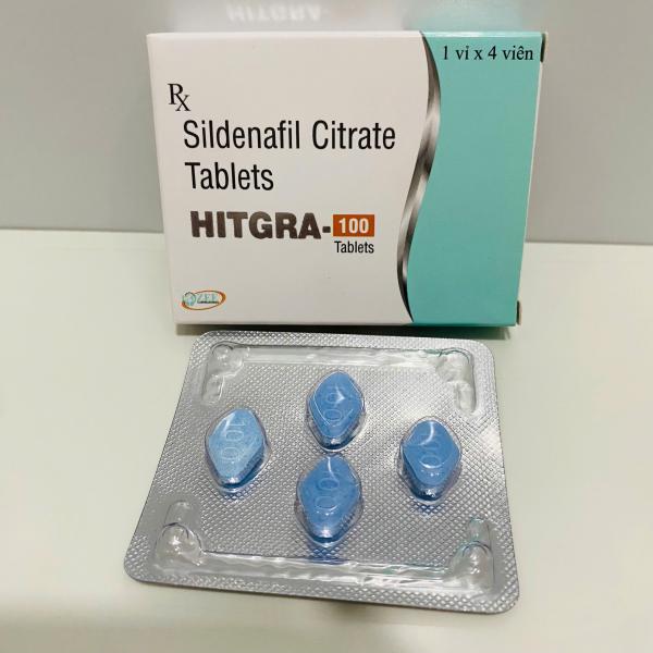 Thuốc Kéo Dài Quan Hệ Hitgra 100mg – Hỗ Trợ Sinh Lý Nam, Hộp 4 Viên Tiện Dụng