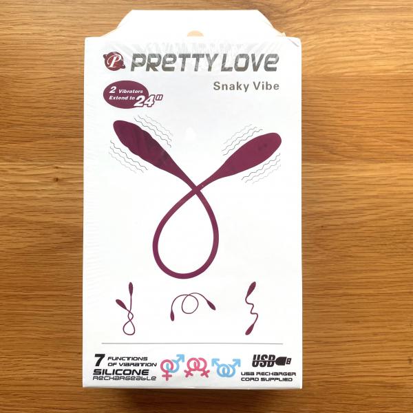 Trứng Rung Hai Đầu Xoán Ốc Prettylove Snaky Vibe 7 Chế Độ Rung Hai đầu - Sextoy thủ đức