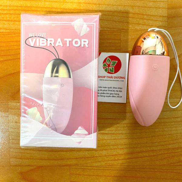 Trứng Rung Tình Yêu We Love Vibrator Không Giây Cao Câp 10 Chế Độ Rung - Dùng Pin