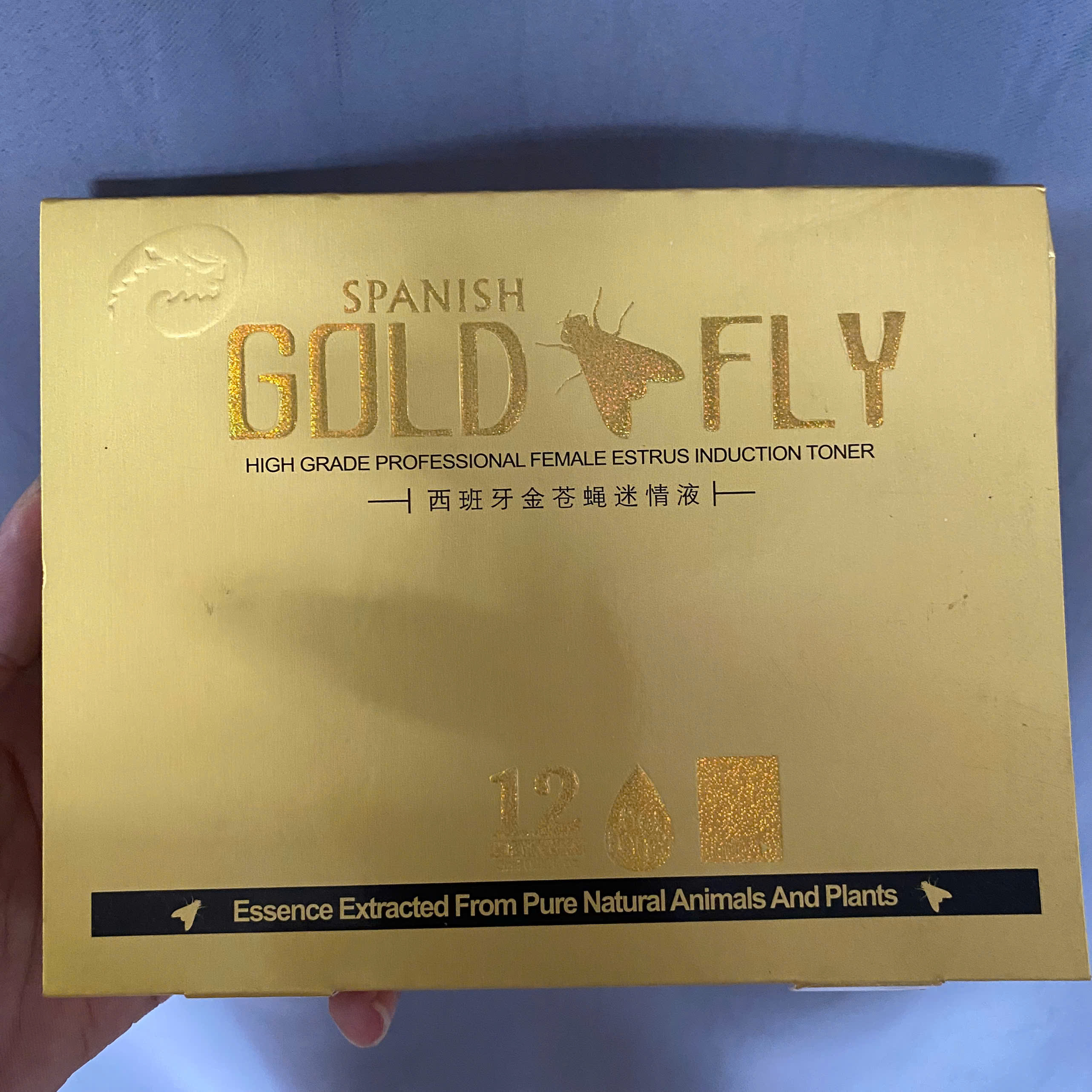 Ruồi Vàng Gold Dạng Nước – Thuốc Kích Thích Ham Muốn Cực Nhanh Cho Nam & Nữ