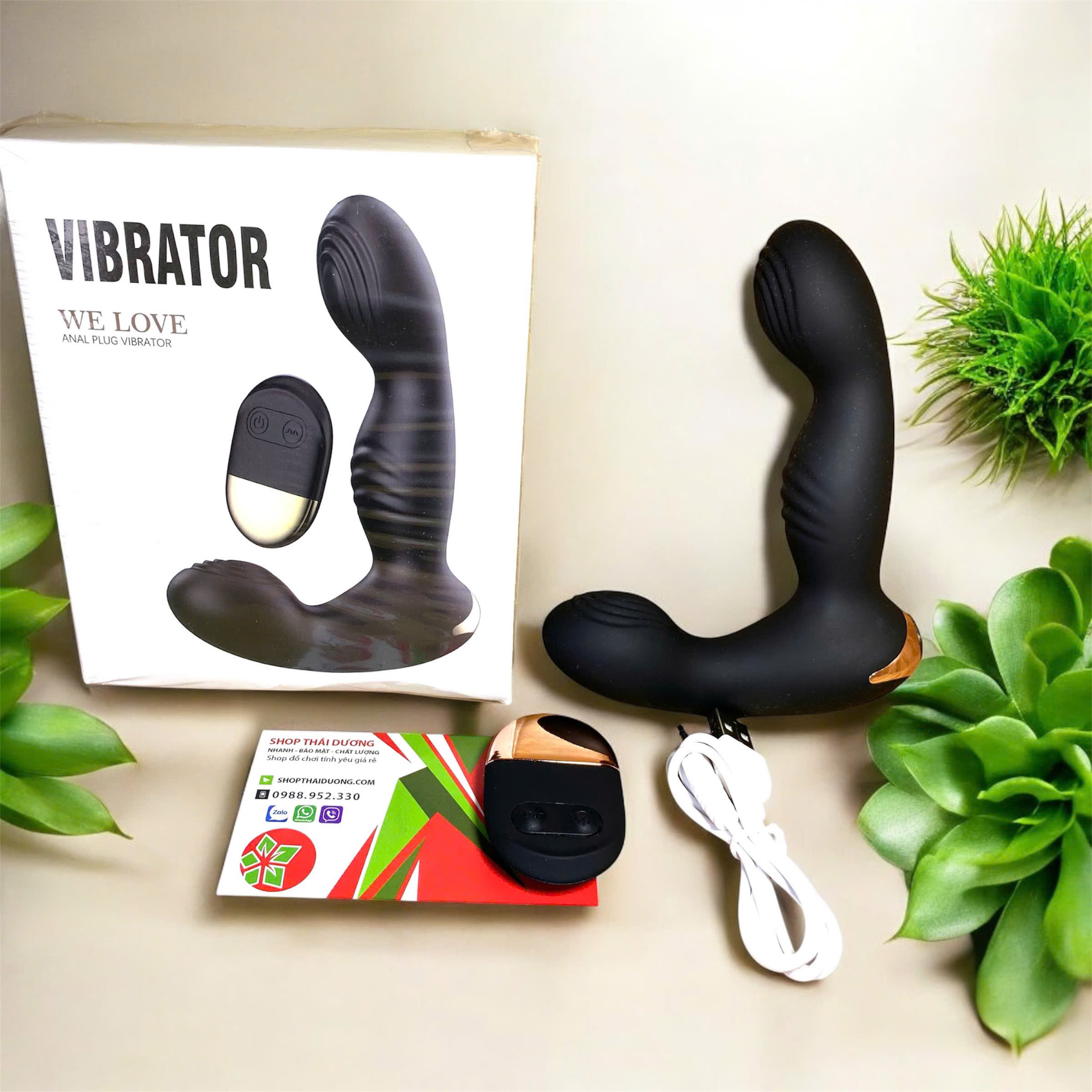 Anal Plug Rung 10 Chế Độ – Kích Thích Hậu Môn Siêu Mạnh, Sướng Đê Mê