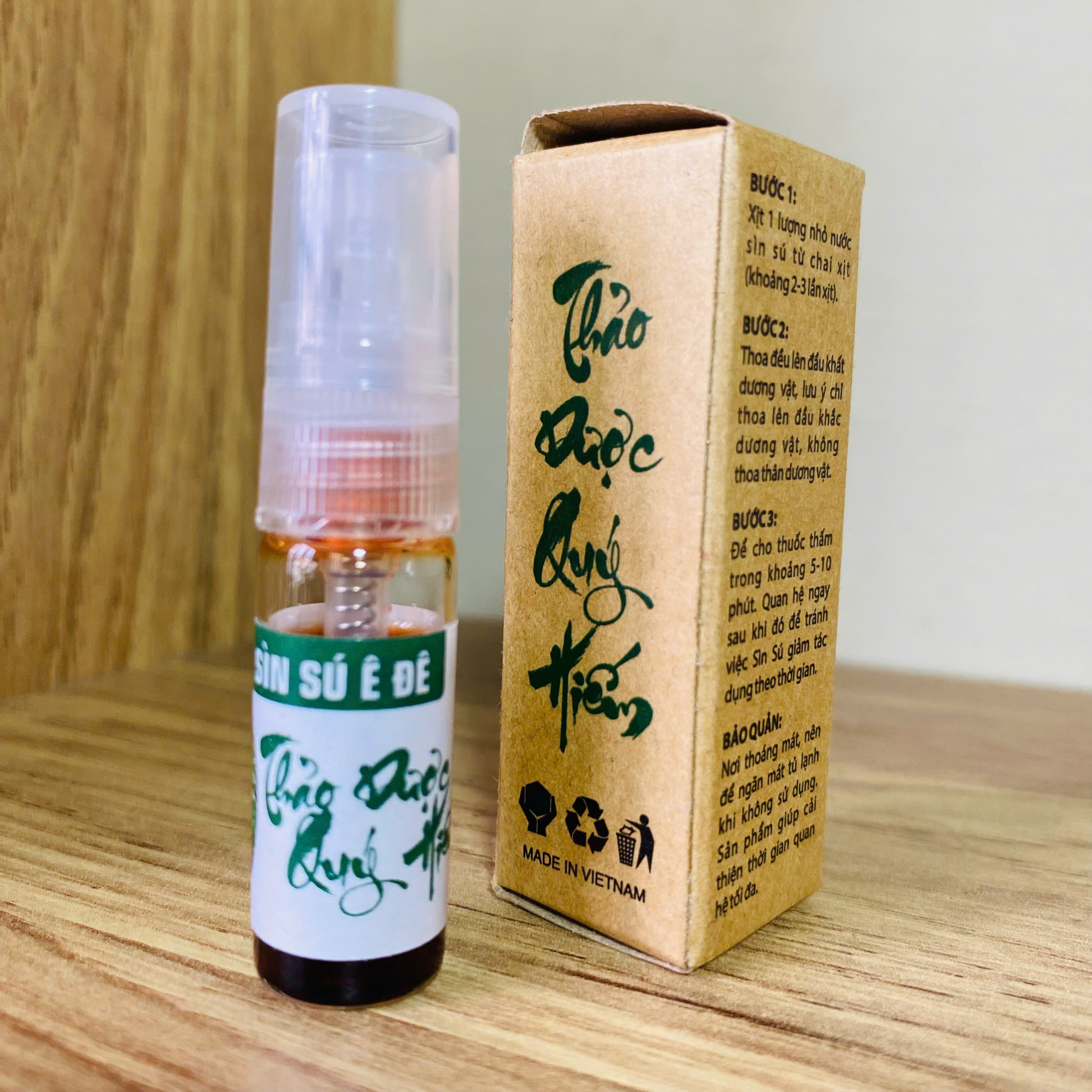 Xịt Kéo Dài Quan Hệ Sìn Sú Ê Đê 5ml Thảo Dược Tự Nhiên – Giải Pháp Hoàn Hảo Cho Nam Giới