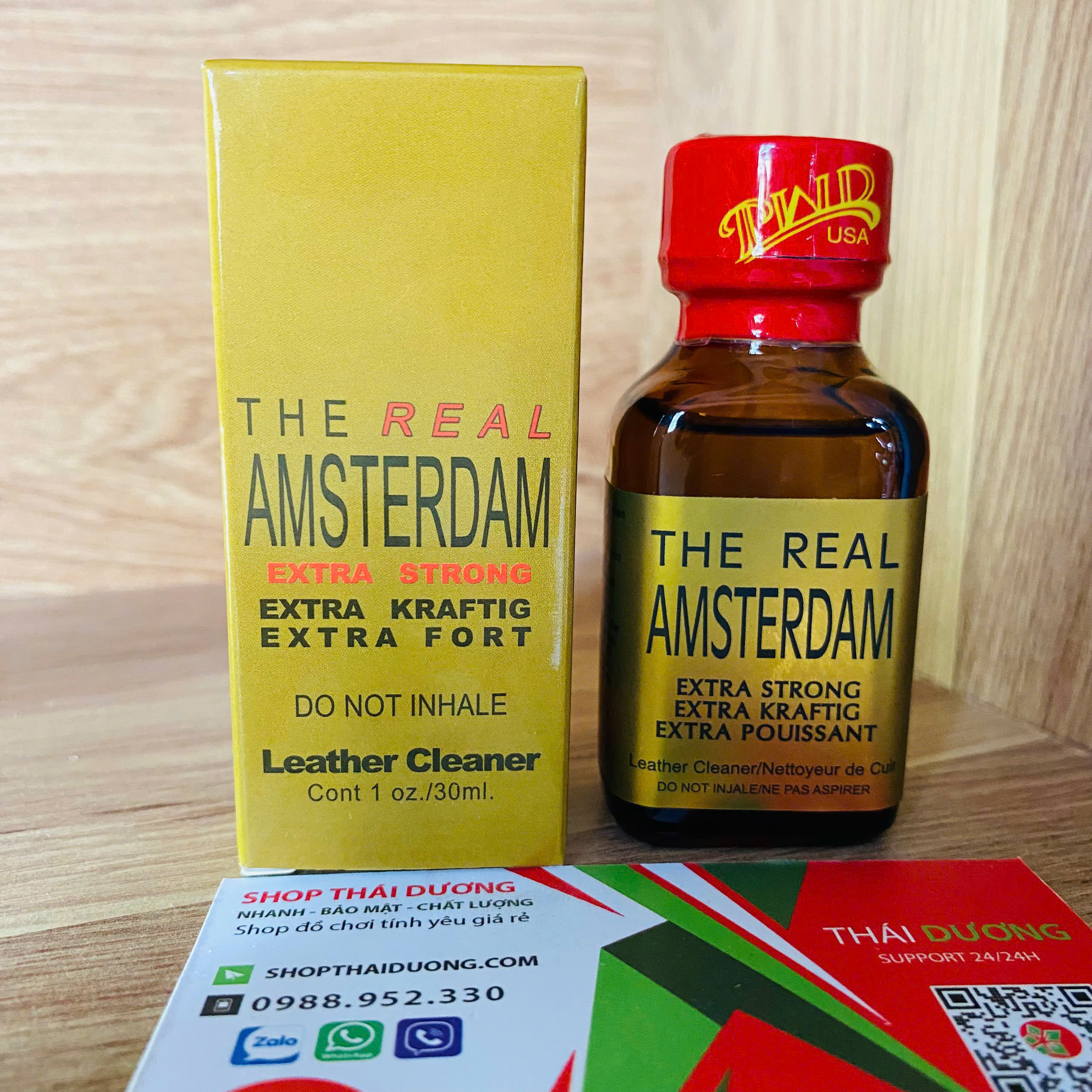Tinh Dầu Popper The Real Amsterdam 30ml - Tăng Khoái Cảm Cực Nhanh, Hưng Phấn Tột Đỉnh