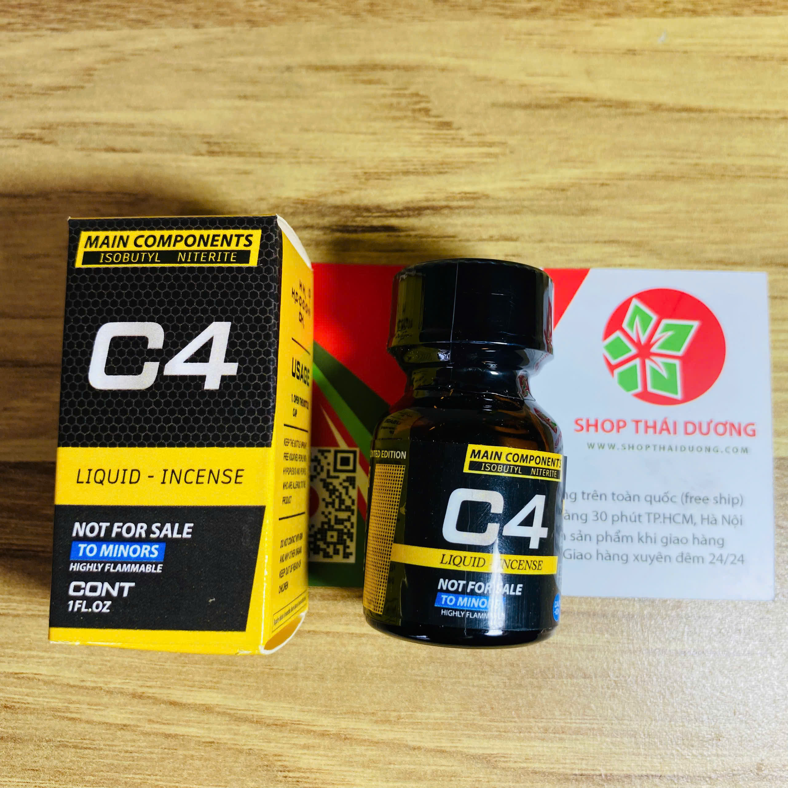 Shop bán Popper C4 Yellow Chai 10ml Chính Hãng Mỹ USA PWD Tăng Hưng phấn Cho Top Bot mới nhất