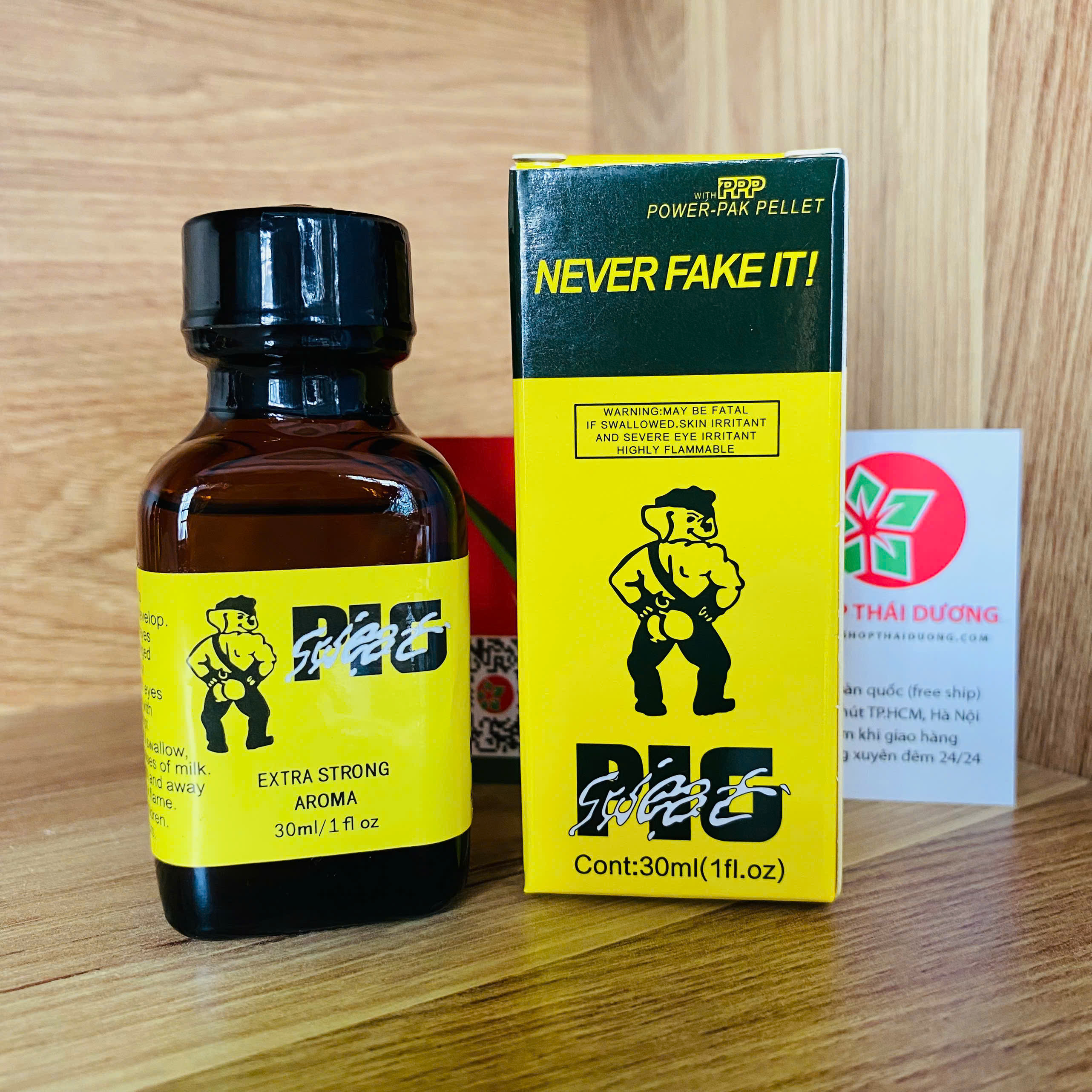 Chai Hít Popper Pig Sweat 30ml - Kích Thích Mạnh, Cực Phê Khi Sử Dụng, Giá Sỉ Toàn Quốc
