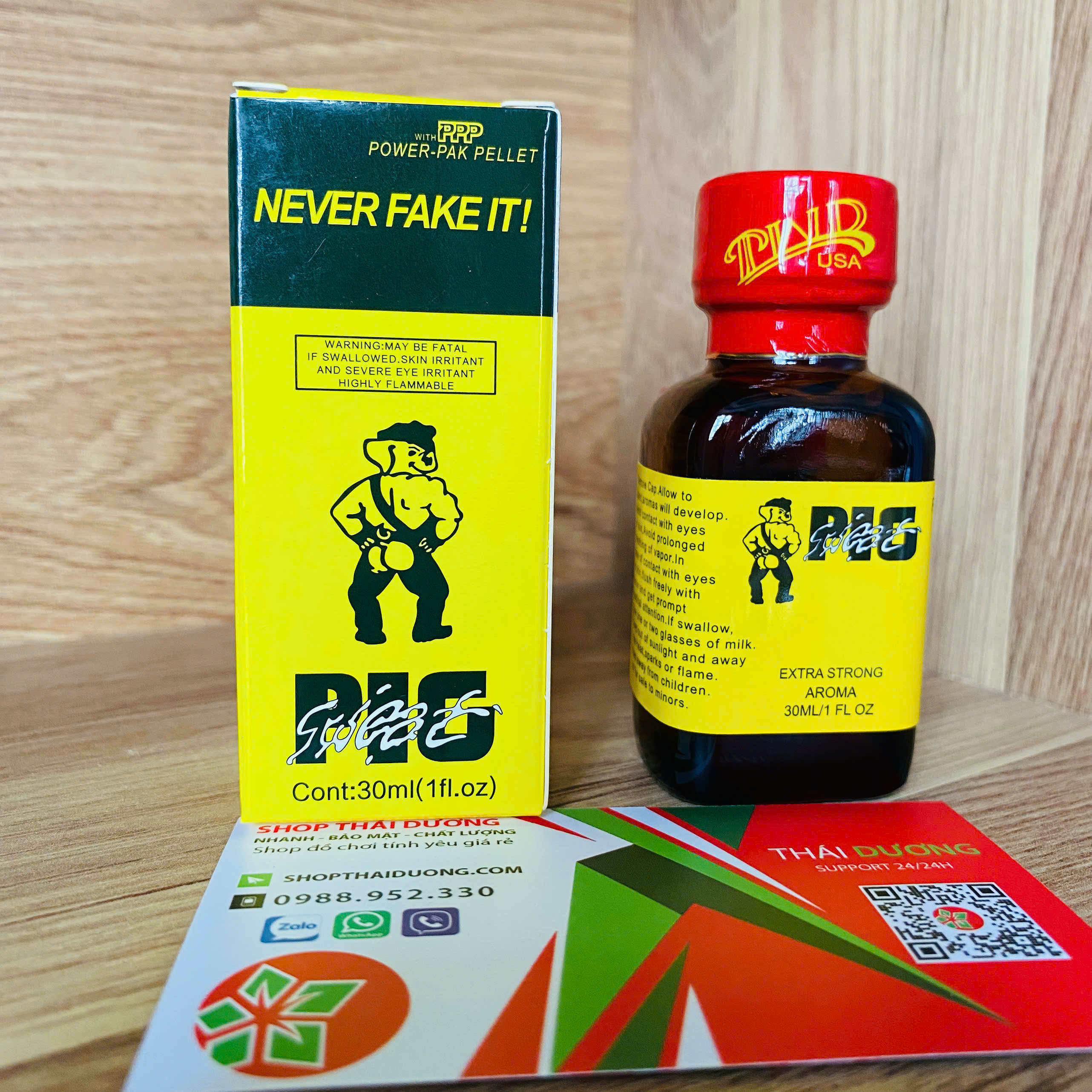 Chai Hít Popper Pig Sweat 30ml - Kích Thích Mạnh, Cực Phê Khi Sử Dụng, Giá Sỉ Toàn Quốc