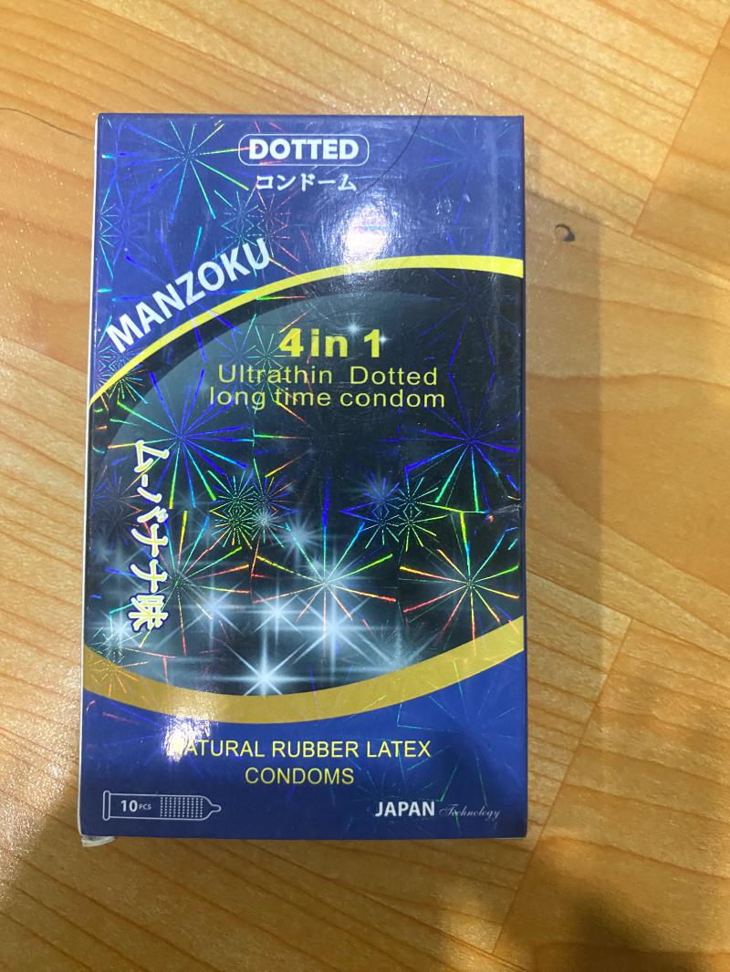  Bán Shop Bán Bao Cao Su Manzoku 4 in 1 Xanh Ultrathin Dotted Long Time Condom Chính Hãng Nhật Bản giá tốt