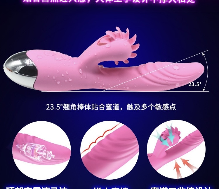  Mua Shop Sextoy Chim Giả Siêu Mạnh - Kết Hợp Nhánh Lưỡi Liếm Xoay Kích Thích Âm Vật Cho Nữ nhập khẩu